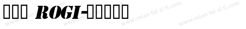 陳柏綸 Rogi字体转换